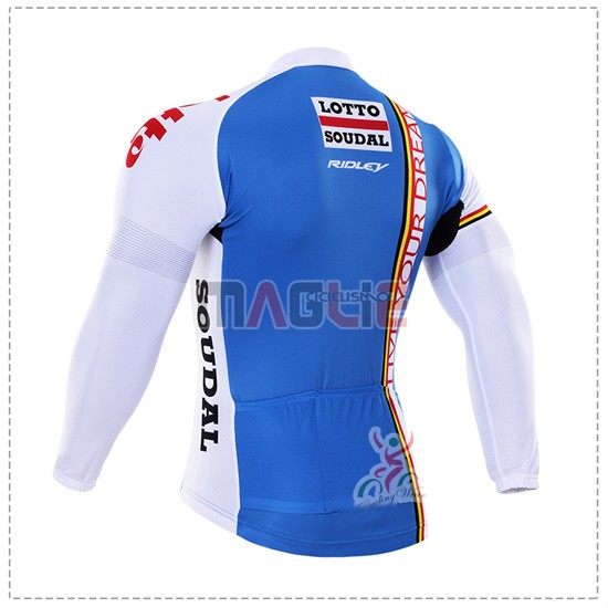 Maglia Lotto manica lunga 2016 bianco e blu - Clicca l'immagine per chiudere